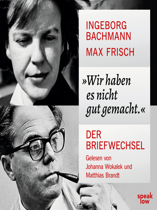 Titeldetails für Wir haben es nicht gut gemacht.--Der Briefwechsel nach Ingeborg Bachmann - Warteliste